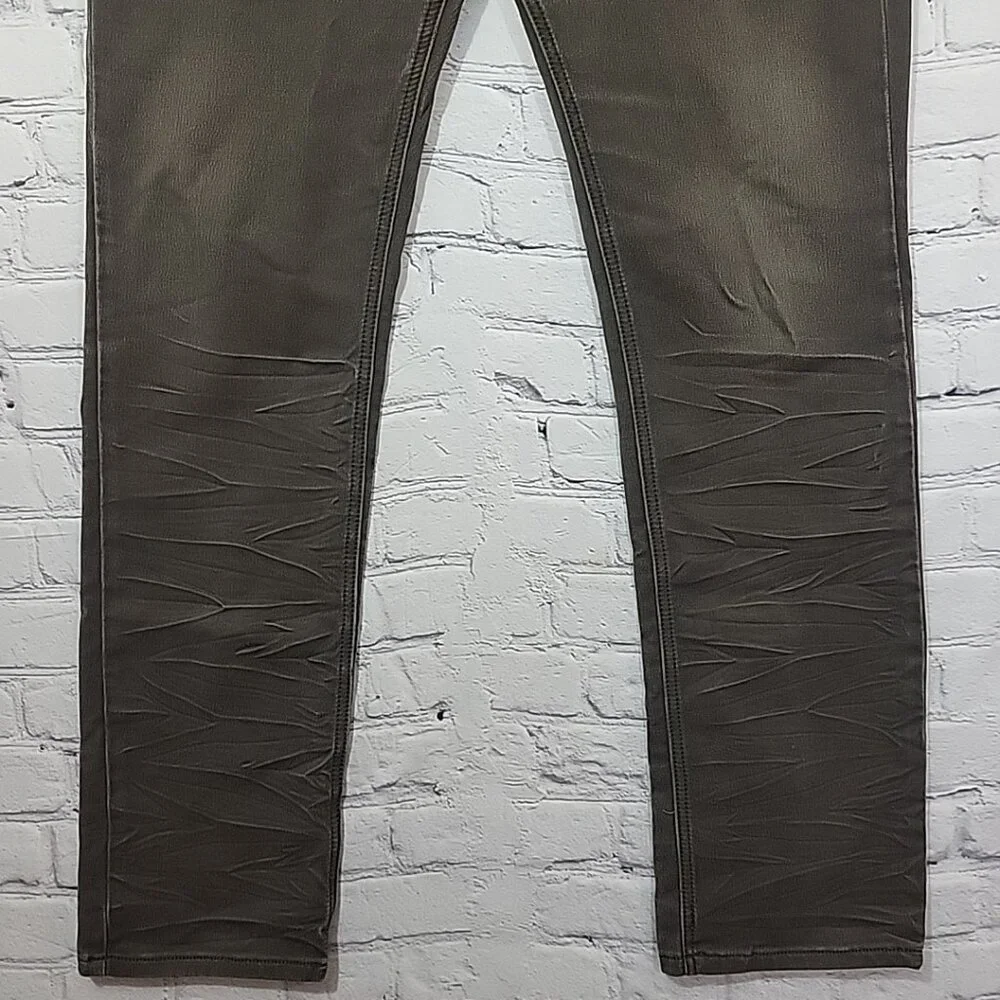 PAVINI Jeans Italian‎ Black Label Men's Classic Fit Straight Leg Jeans 33 Gray